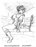  anthro bad_idea boots breasts dog_tags female gun jynx jynx_(character) masturbation nintendo nipples penetration pussy ranged_weapon shell solo vaginal vaginal_penetration video_games weapon wolfkidd 