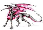 aarok cynder dragon female feral scalie solo spyro_the_dragon wings 