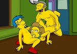  edna_krabappel milhouse_van_houten seymour_skinner the_simpsons toonfanclub 