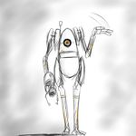  aperture_science_handheld_portal_device no_humans p-body portal portal_(series) portal_2 robot 