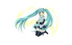  hatsune_miku thighhighs vocaloid white wings yayoi_(egoistic_realism) 