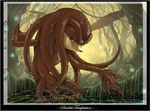  anthro forest knuckles_the_echidna sega sonic_(series) tree unknown_artist wood 