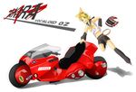  akira crossover kagamine_len motor_vehicle motorcycle vehicle vocaloid 