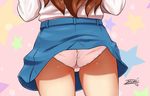  asahina_mikuru panties seifuku skirt_lift suzumiya_haruhi_no_yuutsu underwear 
