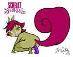  anus dildo female jive_guru masturbation nude rodent scarlet_squirrel sex_toy solo squirrel 