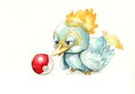  bad_id bad_pixiv_id bird chikama_(minka) fiery_hair marco no_humans one_piece phoenix poke_ball poke_ball_(generic) pokemon tail-tip_fire 