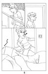  bussaca canine comic female male mammal mink monochrome mustelid slippers_comic 