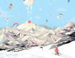  food fruit kinako928 mountain original skiing skis snow snowboard strawberry surreal tea 