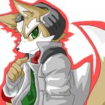  canine fox fox_mccloud nintendo renseki solo star_fox video_games 