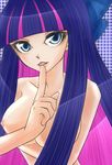  breasts large_breasts nipple nipples panty_&amp;_stocking_with_garterbelt smile stocking_(character) stocking_(psg) 