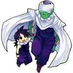  black_hair cape dragon_ball dragonball_z piccolo son_gohan 