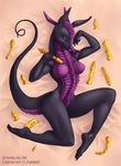  black breasts dildo dragon female furball nude purple scalie sex_toy snoot solo vibrator 
