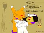  beer beverage breasts canine chest_tuft digimon drunk fedupfox female food fox fur hi_res magic_hat_number_9 mammal ms_paint nipples party pepperoni pizza renamon stain tuft vixen wasted 