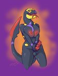  anthro big_breasts breasts dickgirl diphallism futa-pokemon humanoid_penis intersex multi_cock nintendo nipples nude penis pok&#233;mon pok&#233;morph pok&eacute;mon pok&eacute;morph revadiehard seviper solo transgender video_games 