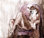  canine chair female jiraiya nude real_media reclining wolf 