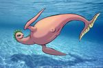  2000 blue_eyes breasts dr_comet female marine pink pussy serendipity solo tail underwater 