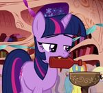  bottle confound_these_ponies cutie_mark derpy_hooves_(mlp) drink driven_to_drink equine female feral friendship_is_magic gif horn horse hot_sauce mammal my_little_pony party pony pouring punch reaction_image screencap solo standing twilight_sparkle_(mlp) unicorn unknown_artist 