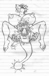  andres_chung_jr breasts dinogoo dinosaur dragonmorph female scalie sketch solo 