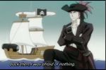  abarai_renji bleach cap flag ocean pirate ship 