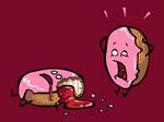  donuts gore guro humor humour male unknown_artist what 