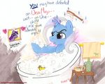  equine female feral friendship_is_magic horn lesbian mammal my_little_pony plain_background towel trixie_(mlp) twilight_sparkle_(mlp) unicorn unknown_artist water white_background 