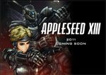  appleseed armor blonde_hair briareos_hecatonchires deunan_knute green_eyes gun robot short_hair weapon 