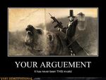  automatic bear demotivational_poster epic gun hat human the_truth top weapon 