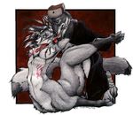  canine couple female male philipp_peteranderl rape rough_sex sex silber straight taur whitepawz wolf 