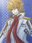  alice_soft brown_hair daiteikoku empire_of_japan military military_uniform orange_hair picotanu red_eyes red_hair smile tougou_tsuyoshi uniform 