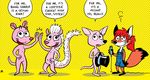  canine female fox furless male millie mondegreen nude ozy ozy_and_millie parody rape_face shaved shaving shy skunk what 