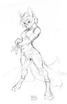  canine female fox glasses jeremy_mullins piercing sara_(mullins) sketch solo 