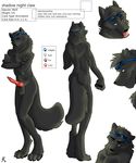  balls canine chest_tuft goggles knot male model_sheet nude penis scar straydog wolf 