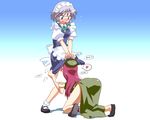  blush dress fumotono_mikoto hong_meiling izayoi_sakuya maid touhou yuri 