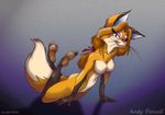  andrew_powell canine female fox nude solo whiskers 