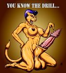  anthro big_balls big_breasts breasts cirrel dickgirl drill erection feline hair herm hoser hyper hyper_balls hyper_penis intersex lion looking_at_viewer mammal nipples nude open_mouth penis rape_face solo tail what_has_science_done 