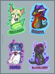  caishide chival dragon exodite fightbite kangaroo marsupial pitbull plushie scalie stitches voodoo 