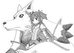  bad_id bad_pixiv_id greyscale kaname_madoka kyubey mahou_shoujo_madoka_magica monochrome short_twintails twintails yorihito_(dairininn) 