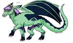  canine cute dragon erection feral fur fusion green green_eyes green_fur hybrid male mammal markings mosny paws penis plain_background purple_penis scalie silver-weed solo tail white_background wings wolf 