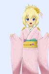  blonde_hair blue_eyes colette_brunel collet_brunel japanese_clothes kimono tales_of_(series) tales_of_symphonia 
