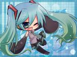  chibi hagane_miku tagme vocaloid 