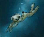  bubbles diving feline female klar lynx sarah_jaffe solo swimming swimsuit underwater 