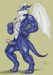  2009 balls digimon erection exveemon invalid_tag male muscles penis precum rov scalie solo tail wings xbuimonsama 