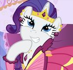  eyeshadow female feral friendship_is_magic horn horse makeup mammal my_little_pony rarity_(mlp) solo unicorn unknown_artist 