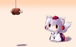  animal_ears chibi food inubashiri_momiji tail touhou yume_shokunin 