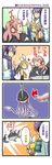  1girl 4koma comic cuttlefish gomoku kagamine_rin kamui_gakupo long_hair megurine_luka takoluka translated vocaloid 