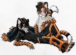  feline hellgoddess leather male tiger 