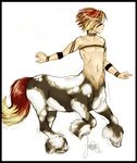  centaur hooves laur male nude solo tattoo taur topless 