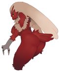  blaziken blue_eyes breasts claws female pok&eacute;mon red sindoll solo 