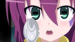  close-up green_eyes merry_nightmare purple_hair screencap short_hair solo yumekui_merry 