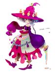  bad_id bad_pixiv_id beads bottle bow braid hair_bow hat highres iwamoto_zerogo long_hair original potion simple_background solo witch witch_hat 